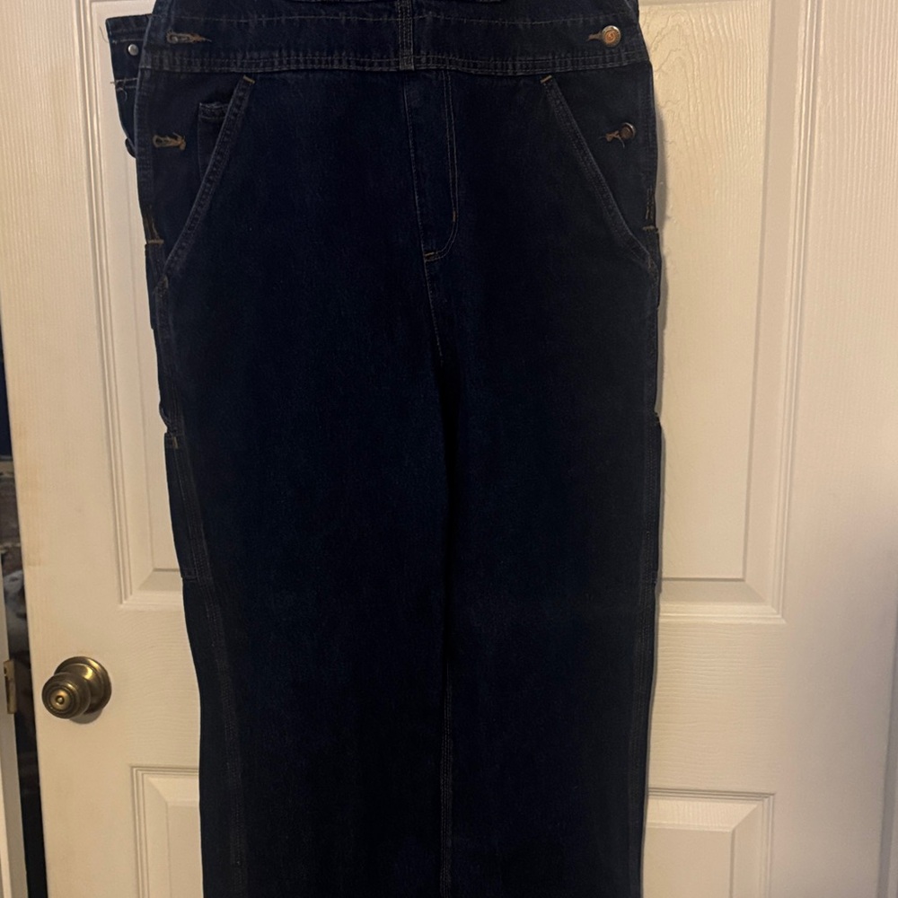 Carhartt Dark Blue Denim Overalls - Picture 2 of 7